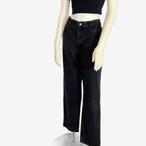 Vintage Faded Black Wash Jeans by JONES NEW YORK SPORT / Size Medium / 32 waist - Picture 5 of 10